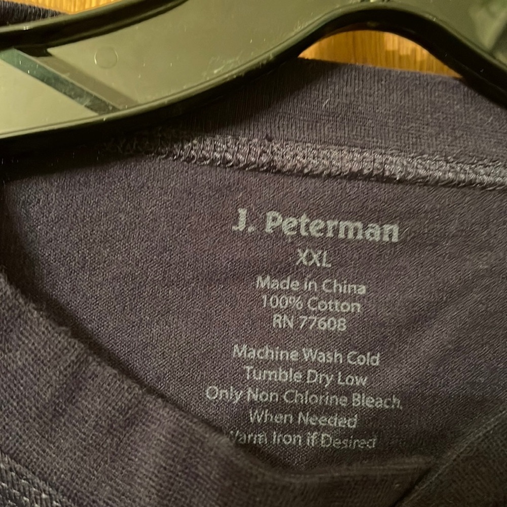 J. PETERMAN XXL 100% COTTON PULLOVER SWEATER/SWEATSHIRT EXCELLENT CONDITION